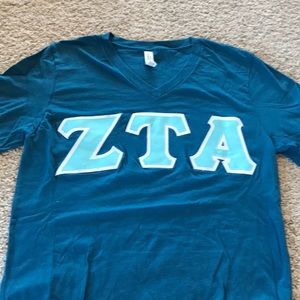 ZTA letter shirt